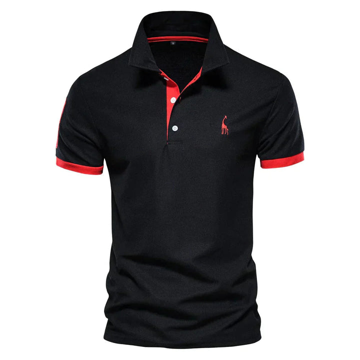 Comfortabele heren polo met korte mouwen en nette kraag uit de zomerkleding collectie