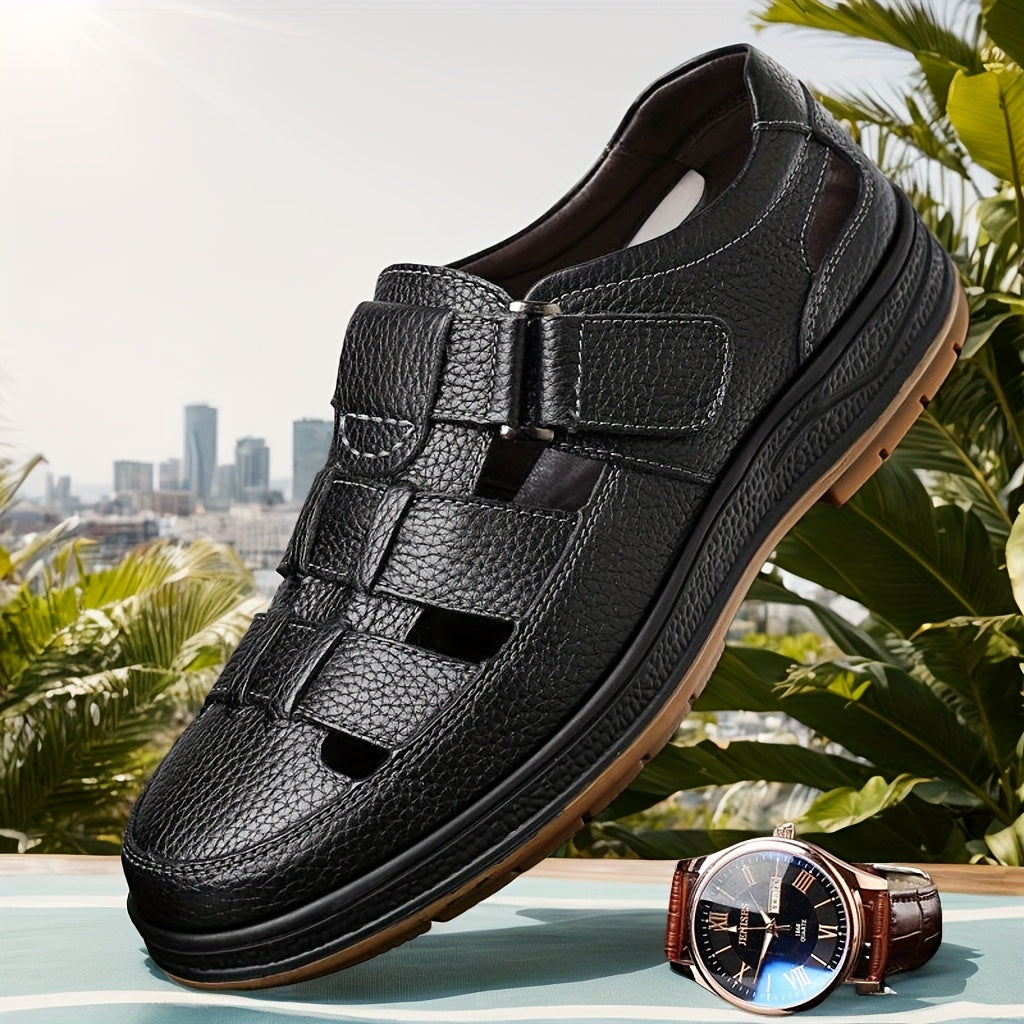 Heren sandalen: comfortabele, ademende slip-on schoenen, ideaal voor zomerse dagen en casual outdoor activiteiten.