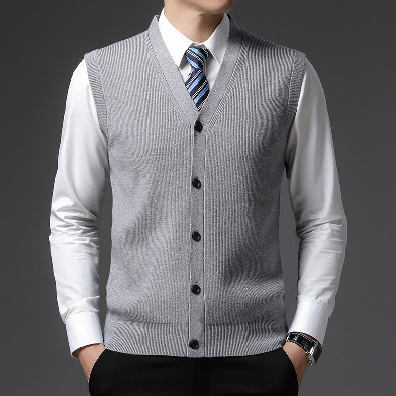 Elegant rood heren vest met V-hals, slim fit. Ideaal gilet voor zakelijke of feestelijke outfits.