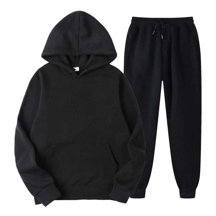Sweatshirt set voor heren in moderne kleurstelling en sportieve stijl