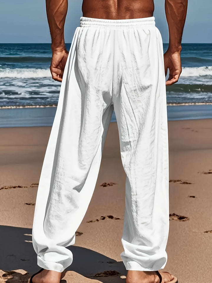 Comfortabele casual herenbroek in losse pasvorm voor warme zomerdagen