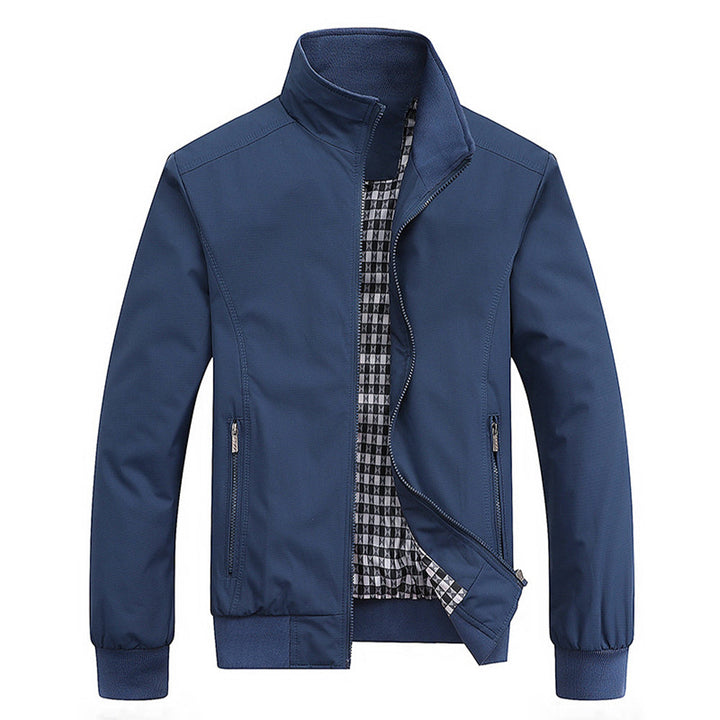 Tijdloze heren retro winterjas; winddicht en waterdicht, ideaal als comfortabele tussenjas voor elke gelegenheid.