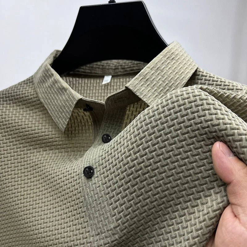 Klassieke heren polo met korte mouw, comfortabel en stijlvol voor dagelijks casual gebruik. Tijdloze herenkleding.