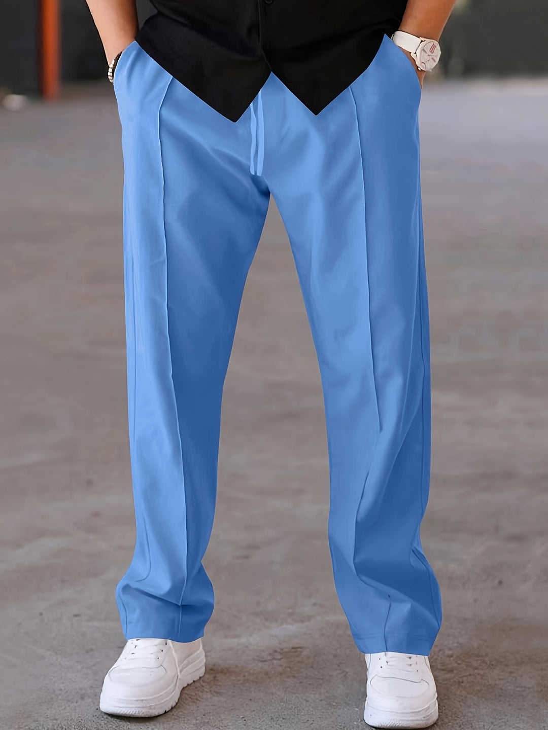 Comfortabele herenmode broek met vintage uitstraling en fijne afwerking