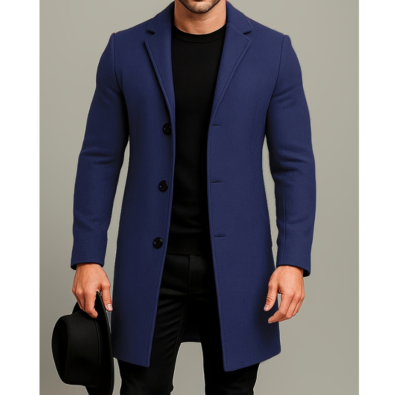 Heren winterjas in klassiek model voor herenmode