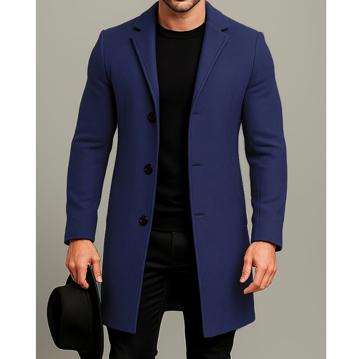 Heren winterjas in klassiek model voor herenmode