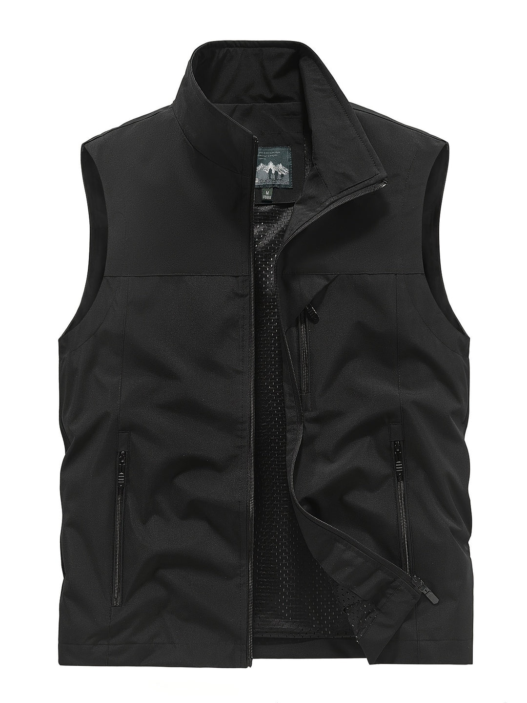 Mouwloze heren bodywarmer voor fietsen, ademend en lichtgewicht, perfect voor sportieve mannen.