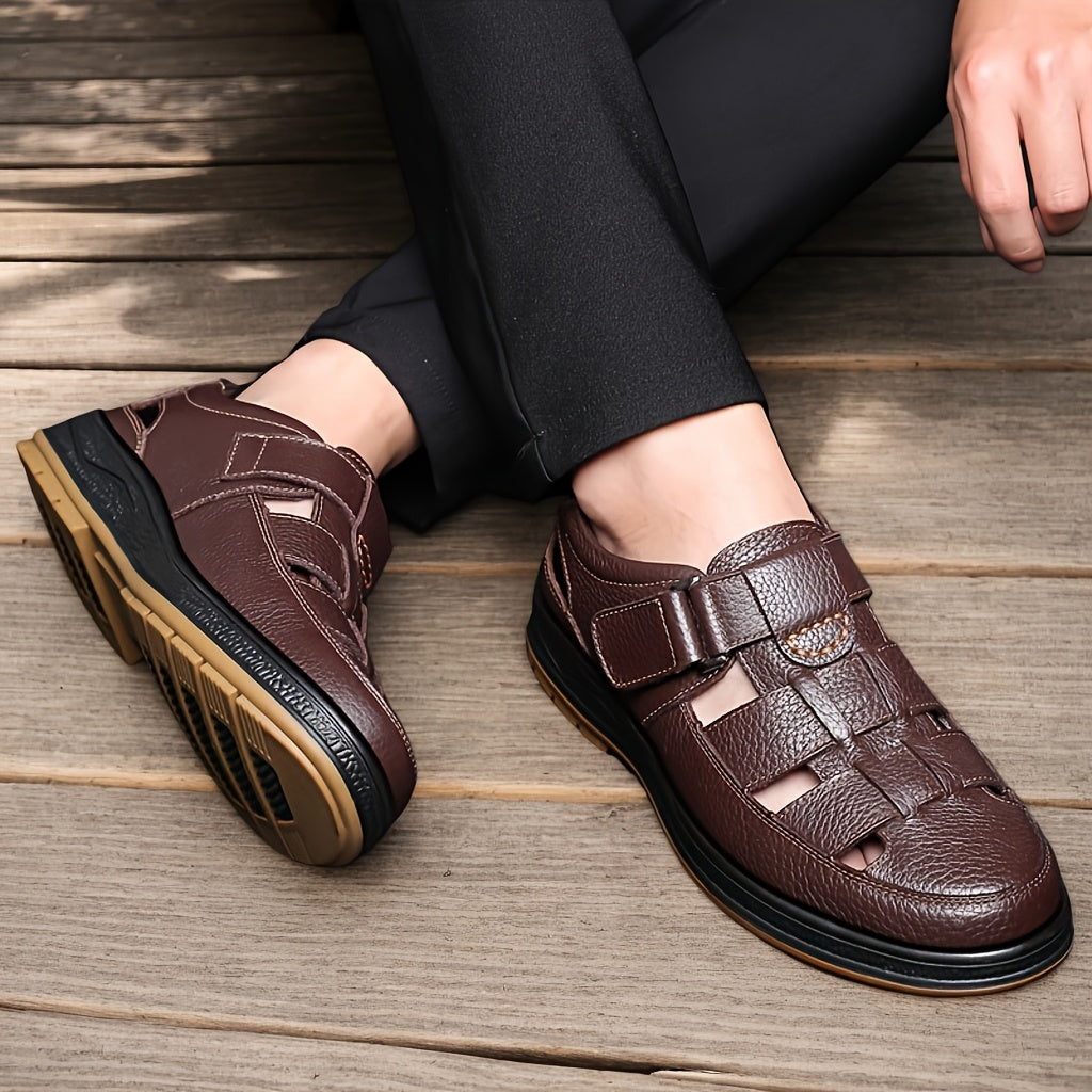 Heren sandalen met ergonomisch voetbed voor extra comfort, perfect als casual schoenen voor warme dagen.