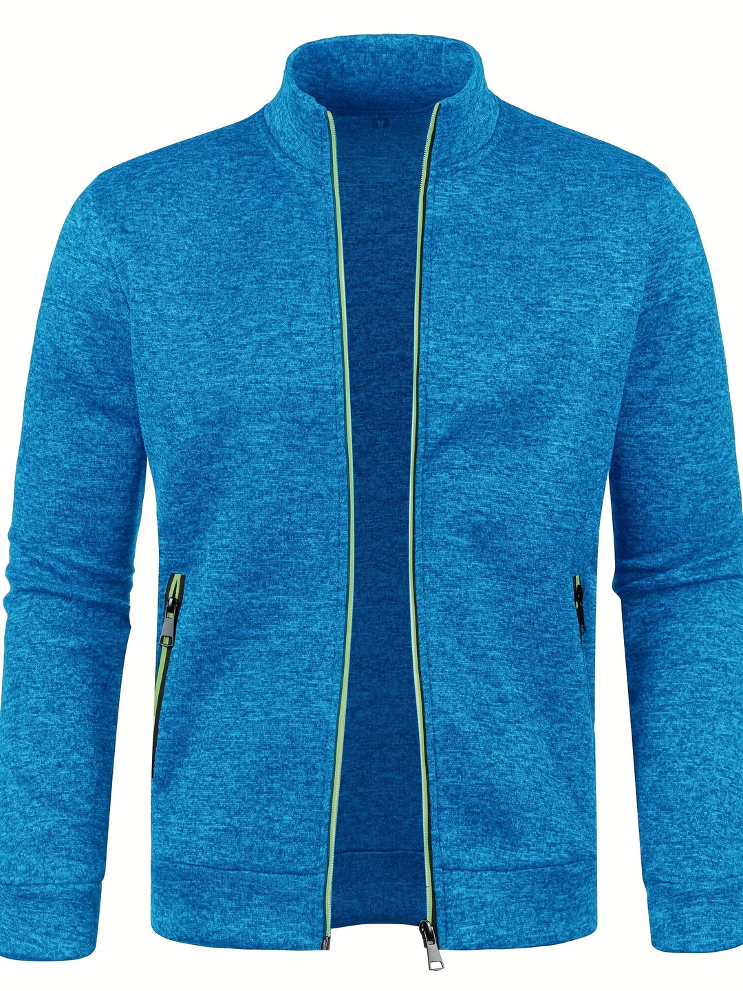 Stijlvolle combinatie van een heren vest met rits en casual broek voor heren