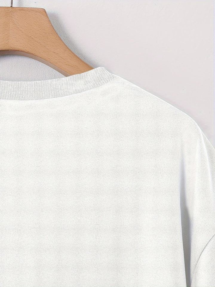 Modern heren print T-shirt met stijlvolle rozenprint. Losse pasvorm, ronde hals, en korte mouwen voor zomerse herenmode.