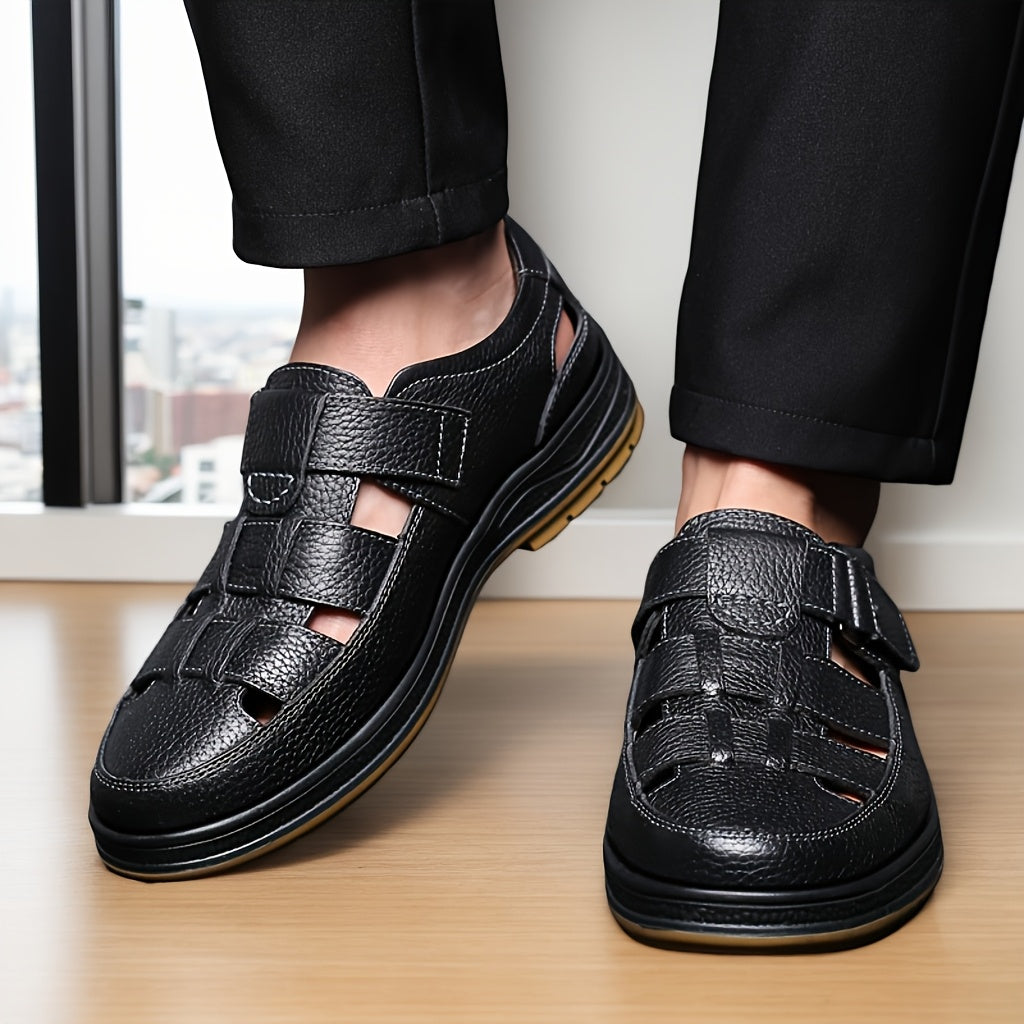 Antigeur heren sandalen van duurzaam materiaal, ontworpen voor outdoor activiteiten en dagelijks gebruik.