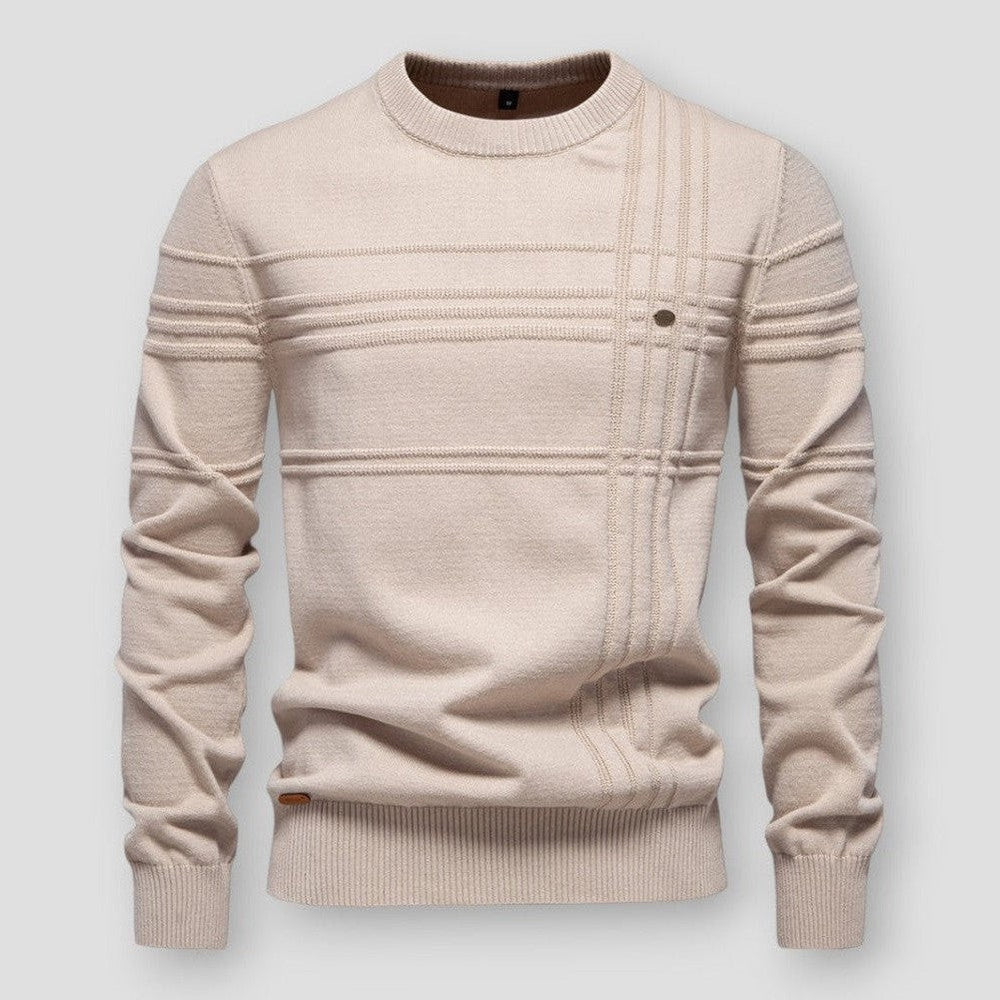 Zachte, comfortabele heren trui met ronde hals, een veelzijdige pullover voor elke dag en elke stijl.