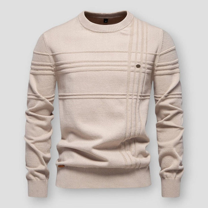 Zachte, comfortabele heren trui met ronde hals, een veelzijdige pullover voor elke dag en elke stijl.