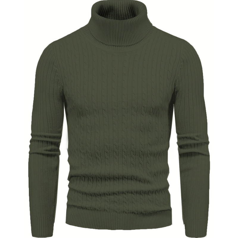 Stijlvolle zwarte coltrui heren voor casual en formele winteroutfits