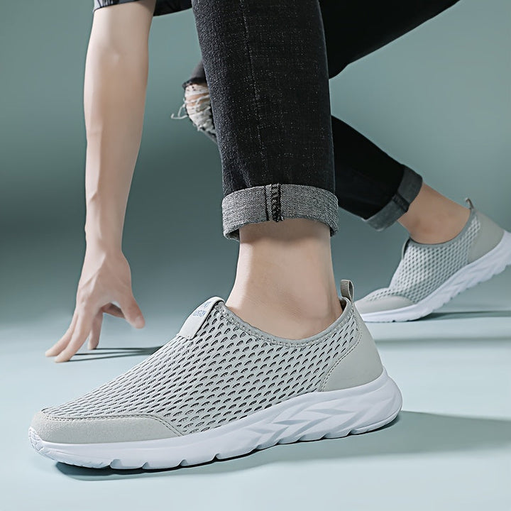 Casual heren slip-on sneakers: modern design, comfortabel instapmodel voor elke dag.