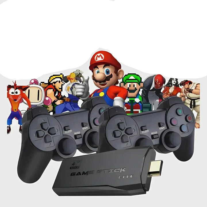 GamePort retro console met 20.000 klassieke games voor urenlang speelplezier en nostalgie.
