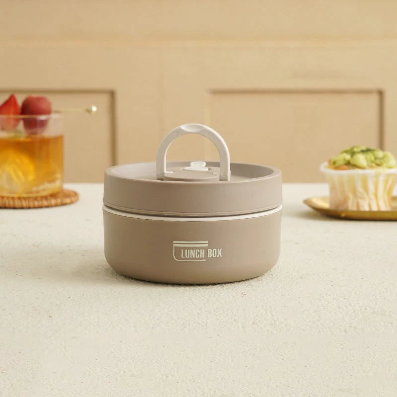Stijlvolle geïsoleerde lunchbox FreshSeal, lekdicht en duurzaam, ideaal voor kantoor of school.