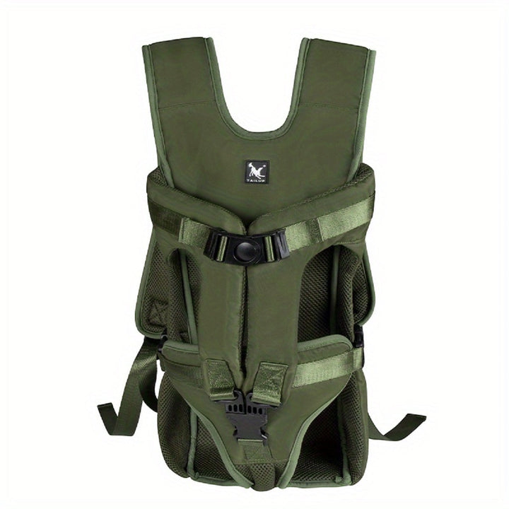 Ademende en comfortabele hondenrugzak voor reizen en wandelen. Ideaal als hondendrager voor huisdieren.