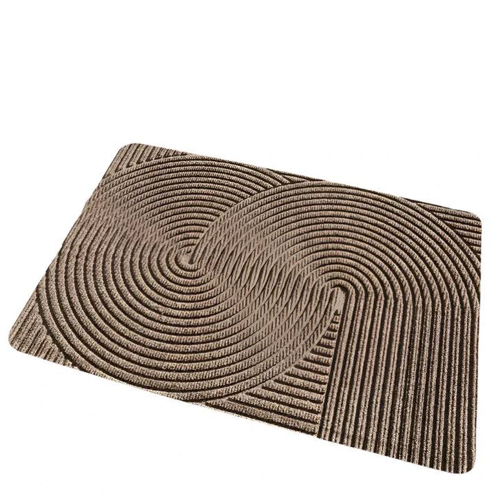 Geometrische deurmat voor binnen & buiten. Modern design vloermat verfraait je entree en houdt vuil buiten.