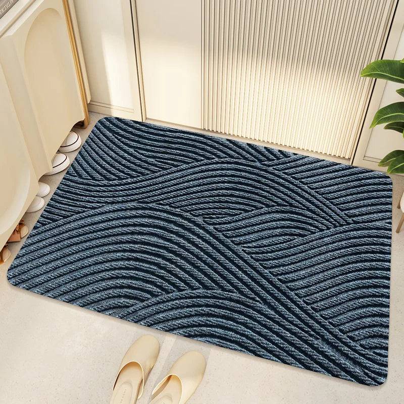 Moderne geometrische entree mat. Praktische vloermat voor een schone entree, ideaal voor hal en buitendeur.