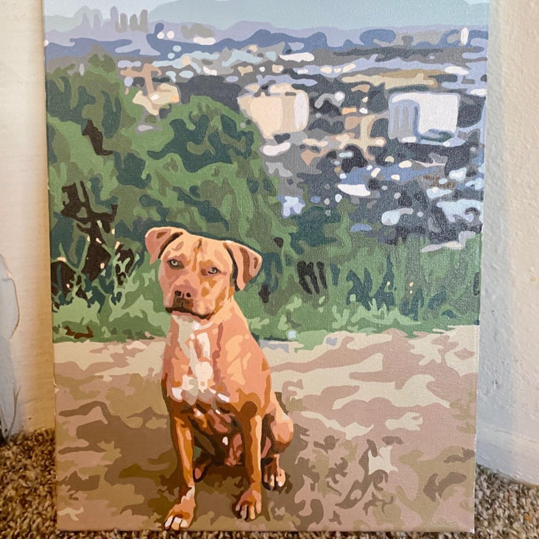 Hoogwaardig canvas voor jouw custom schilderij op nummer. Maak van elke foto een persoonlijk kunstwerk.