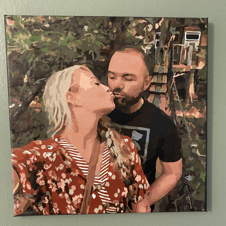 Maak je eigen kunst: doe-het-zelf schilderij op nummer van jouw foto op canvas. Perfecte hobby voor ontspanning.