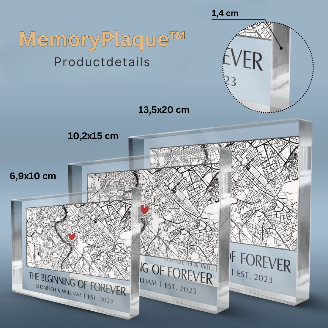 Unieke acryl plaque als moederdag of paar cadeau, mooie woondecoratie met persoonlijke foto.
