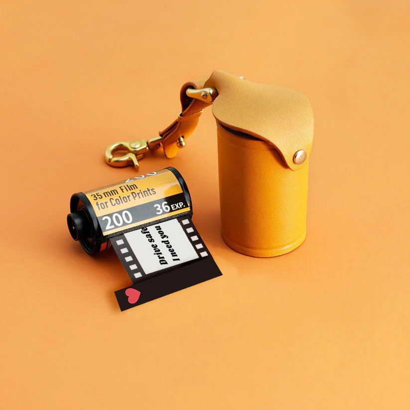 Draagbare gepersonaliseerde filmrol sleutelhanger met dierbare foto's; jouw persoonlijke herinneringen altijd bij je.