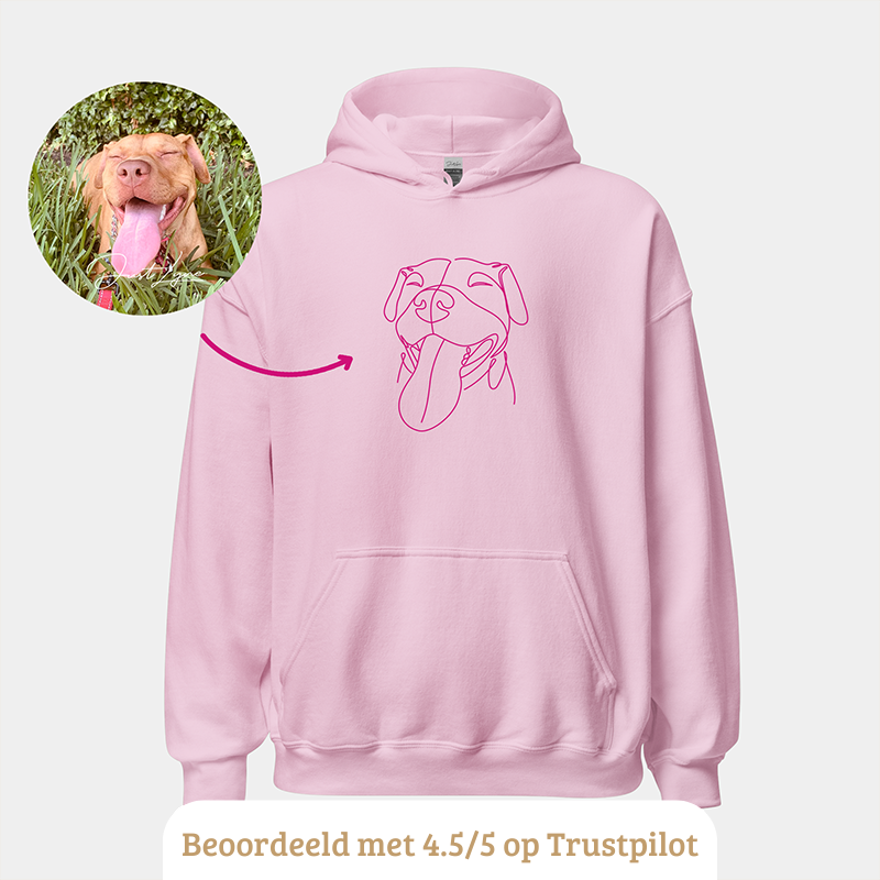 Hoogwaardige custom hoodie, personaliseerbaar met eigen ontwerp; ideaal voor dames- en herenkleding.