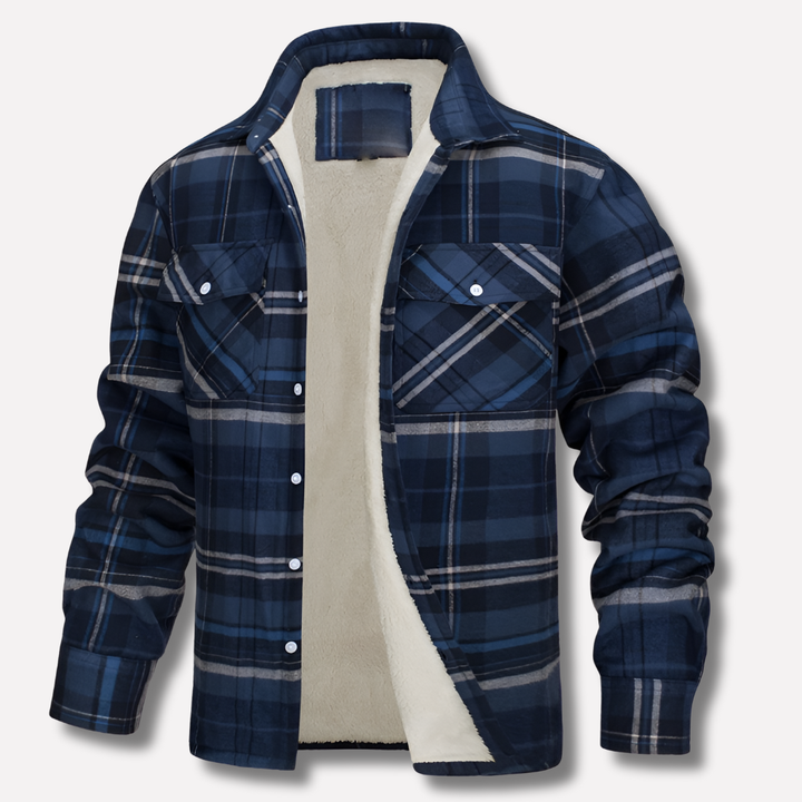 Nieuw heren geruit houthakkersoverhemd met knoopsluiting en lange mouwen, een must-have voor casual herenmode.