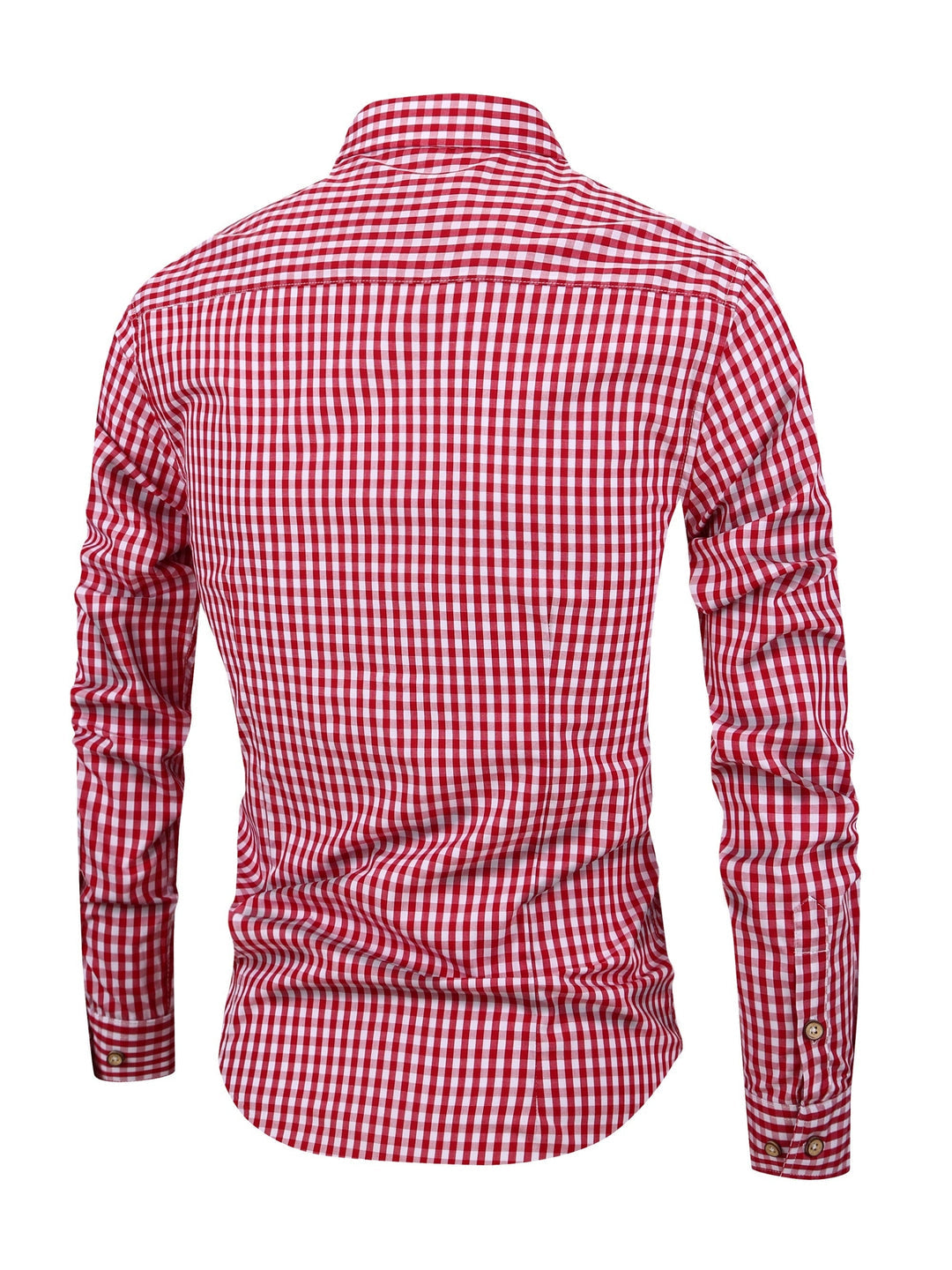Geruit herenoverhemd met comfortabele pasvorm en tijdloos ruitpatroon, een must-have kledingstuk.
