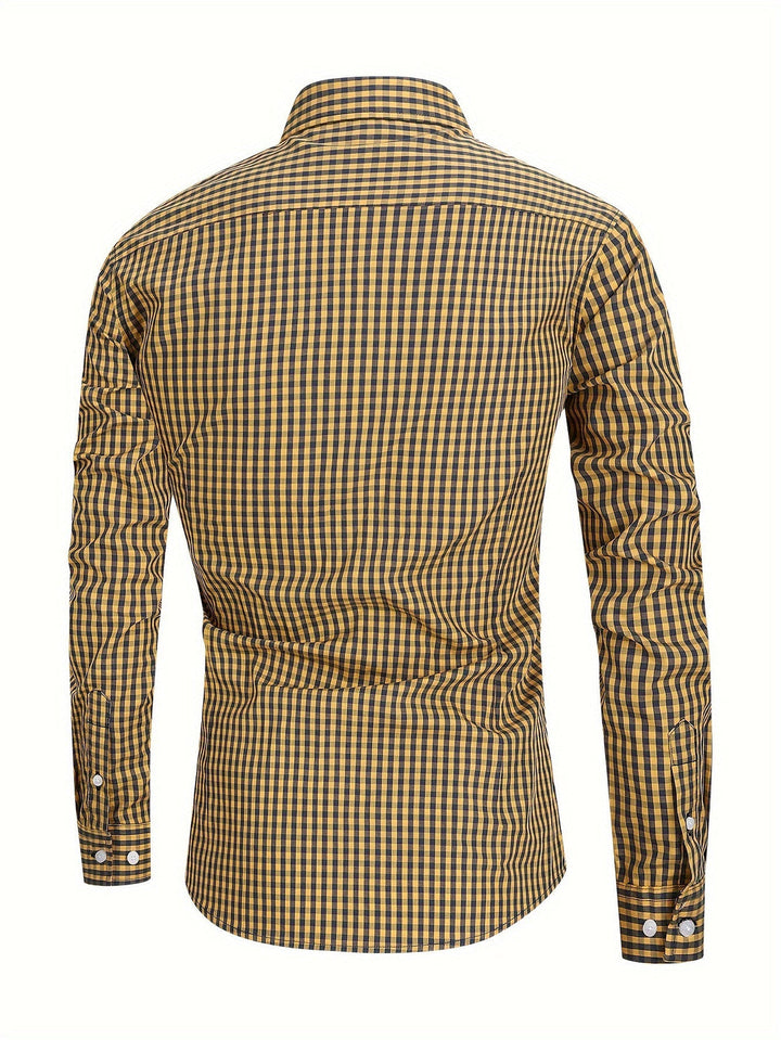 Modieus geruit herenoverhemd 'Jules' voor een stijlvolle en comfortabele herenlook.