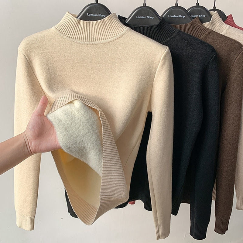 Warme gevoerde damestrui, speciaal ontworpen voor comfort en warmte tijdens de koudste winterdagen.