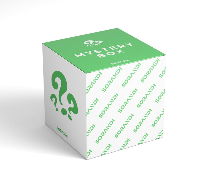 Mysterybox vol spannende verrassingen; diverse trendy en hoogwaardige producten, perfect als origineel geschenk.