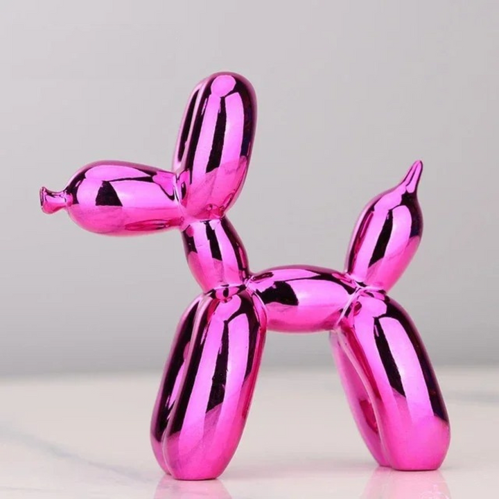Uniek geschenkidee: artistieke ballonhond sculptuur. Modern pop-art design woondecoratie.