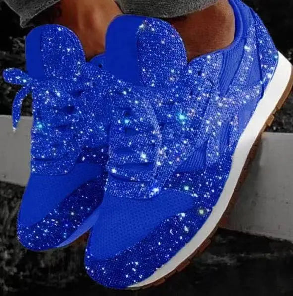 Leona dames sneakers met subtiele glitter details, sportieve zool en optimaal comfort. Trendy en veelzijdig.