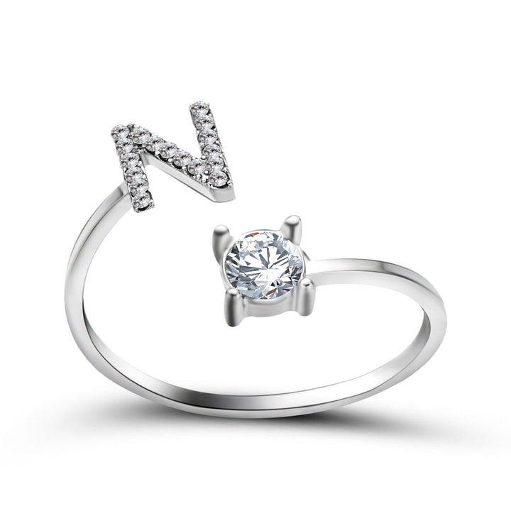 Gepersonaliseerde gouden ring voor dames, verstelbaar, uniek en elegant.