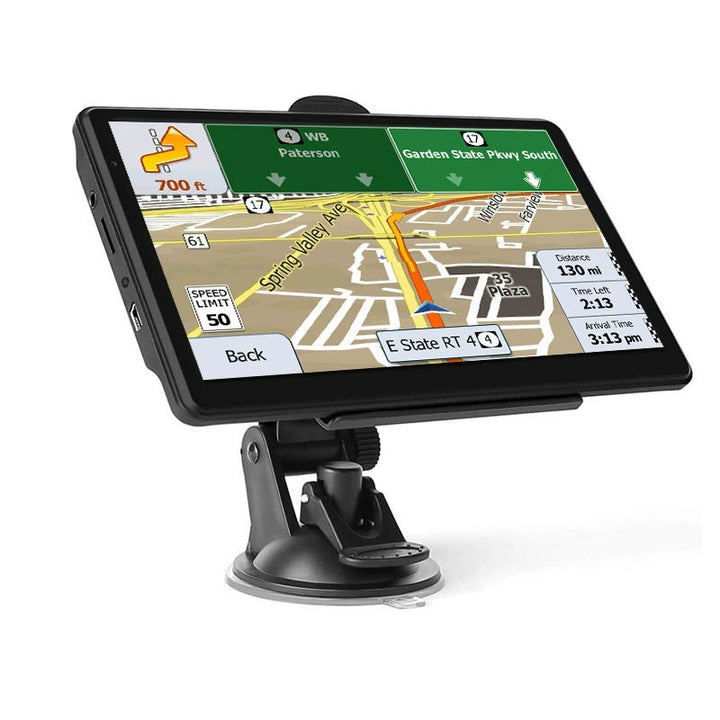 GPS navigatiesysteem 17,78 cm voor auto en vrachtwagen met gedetailleerde kaartupdates en verkeersinformatie.