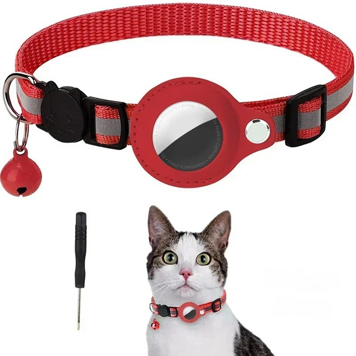 Slanke, moderne GPS tracker voor huisdieren, een stijlvolle en veilige dieren gadget.