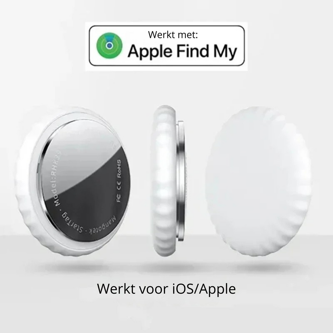 Mini GPS tracker aan kattenhalsband, voor extra veiligheid en gemoedsrust.