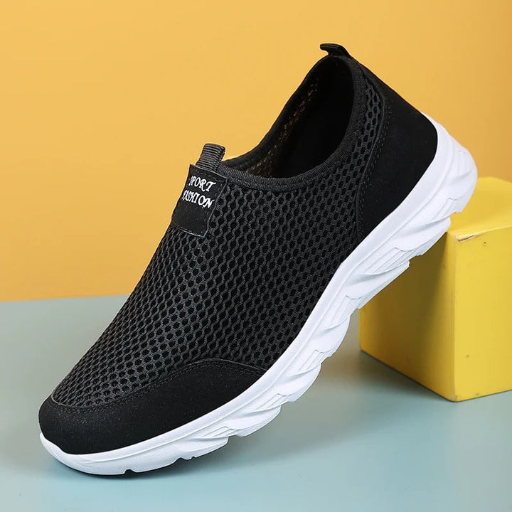 Grijze unisex orthopedische schoenen voor dagelijks comfort. Ideaal bij voetpijn, hielspoor & plantar fasciitis.