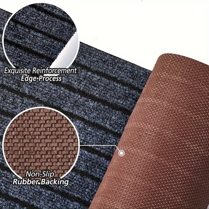 Duurzame antislip loper, Gripluxe wasbaar tapijt ideaal voor gang, balkon of wasruimte, binnen & buiten.