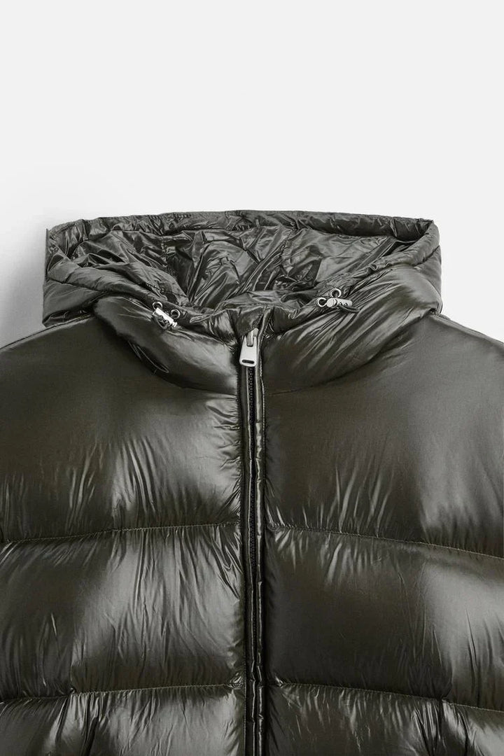 Warm pufferjack voor de winter, een uniseks donsjack dat comfort en stijl combineert.