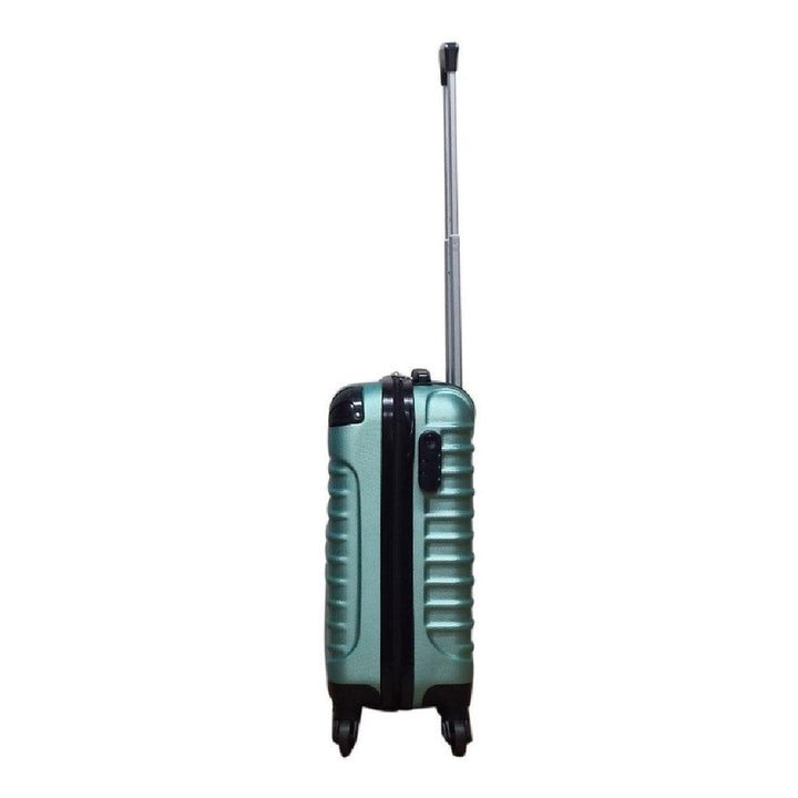 Groene ABS koffer set Torino voor zorgeloos reizen. Stevige hardcase bagage trolleys, 2-delig.