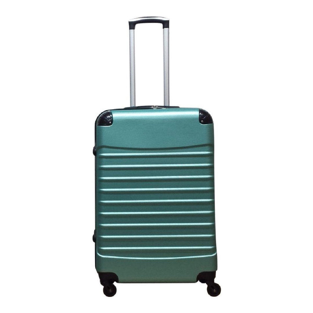 Reis comfortabel met deze groene 2-delige ABS kofferset. Lichtgewicht hardcase bagage, ideale trolley.