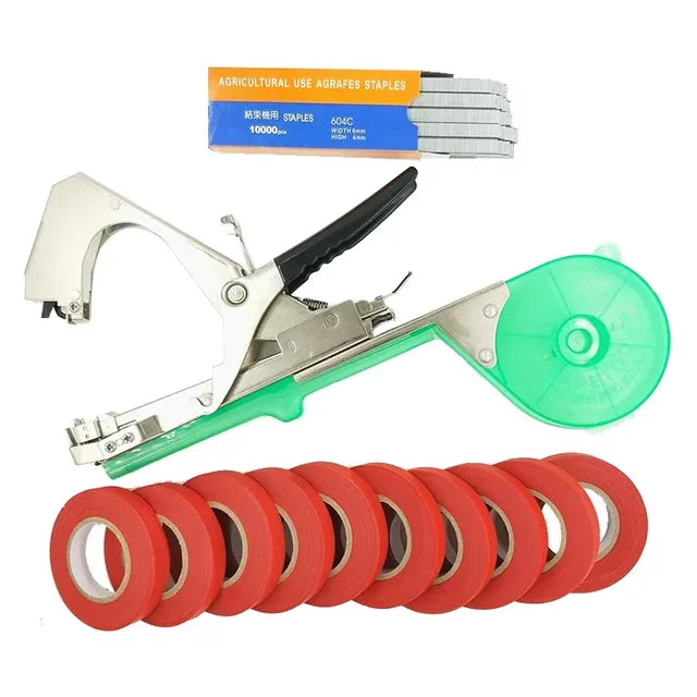 Ergonomische StemTie plantenbinder, een handzaam tuingereedschap voor effectieve plantenondersteuning. Ideaal tuinaccessoire.