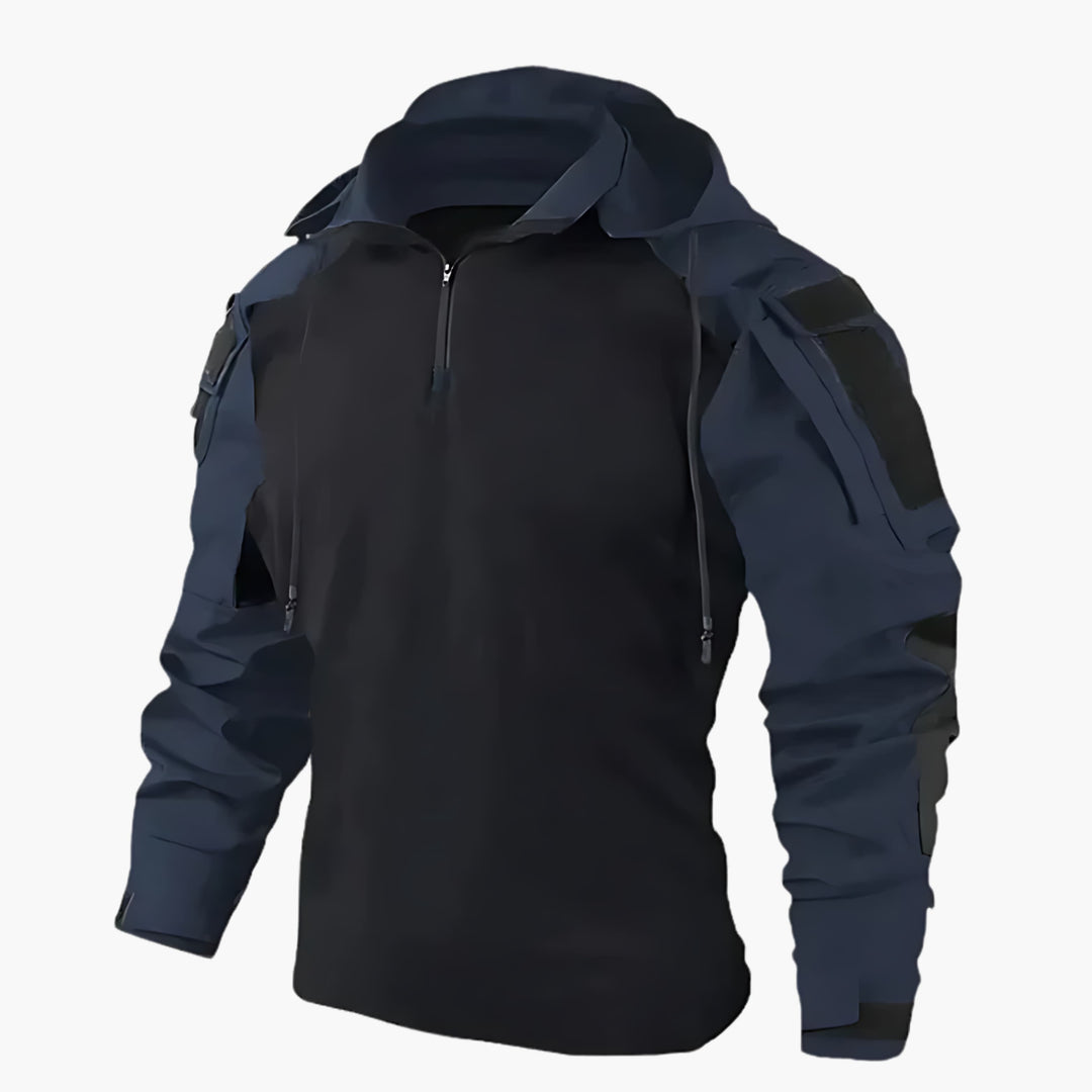 Camouflage tactische outdoor jas voor heren, duurzaam en functioneel. Perfect voor avontuur.