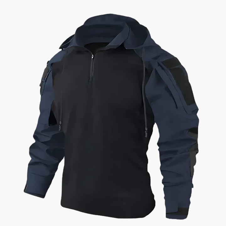 Camouflage tactische outdoor jas voor heren, duurzaam en functioneel. Perfect voor avontuur.