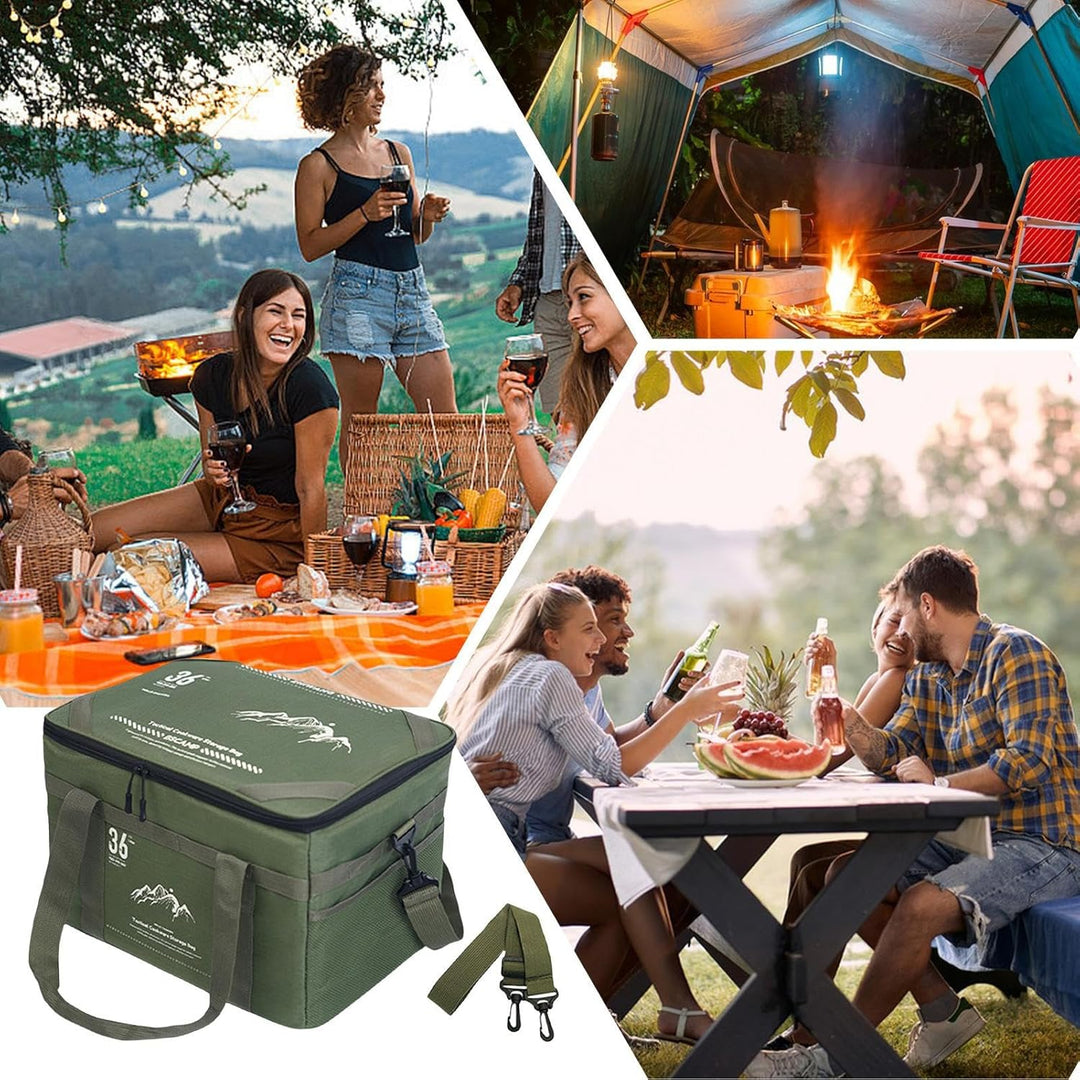 Waterdichte 36L Tarvos duffeltas, beschermt je spullen tijdens outdoor activiteiten, regen of camping.