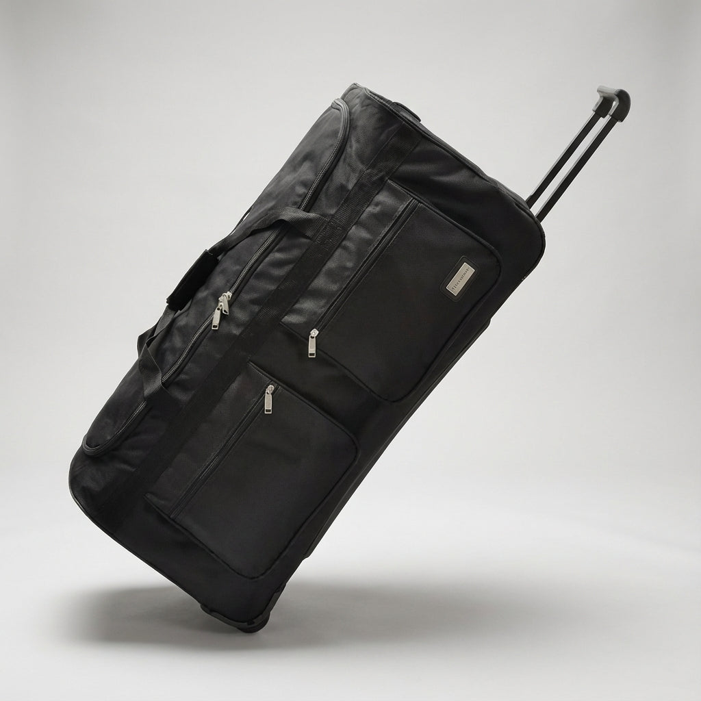 Extra grote bagagetas met stevige wielen van CarryMaxx, ideaal voor een zorgeloze vakantie.